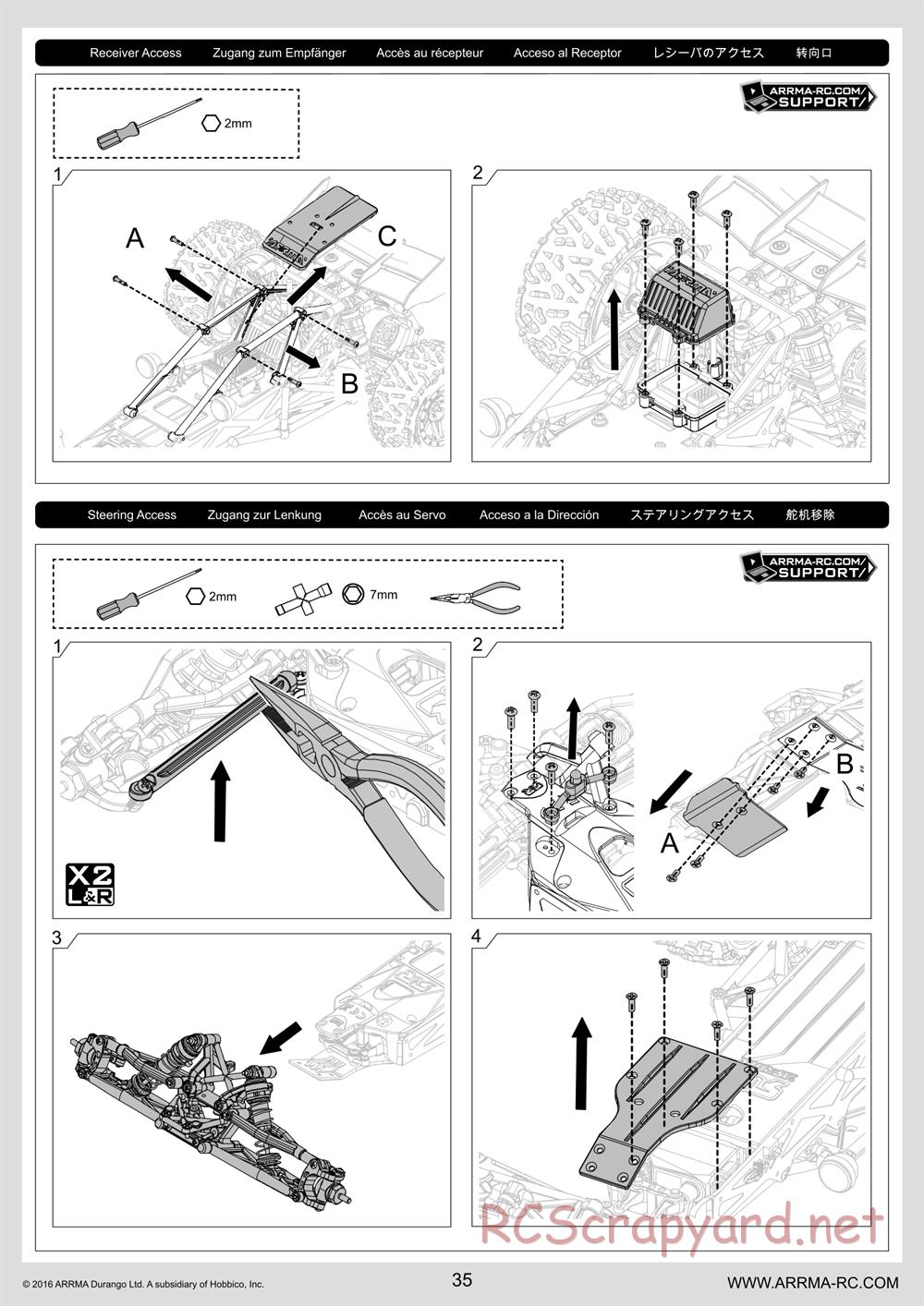 ARRMA - Granite BLX (2016) - Manual - Page 35