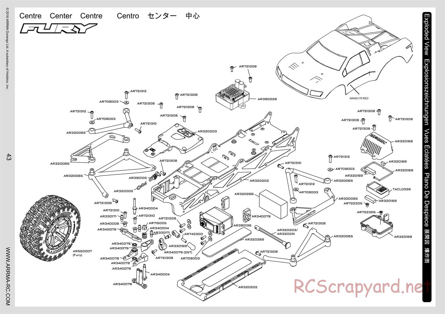 ARRMA - Raider BLX (2014) - Manual - Page 43