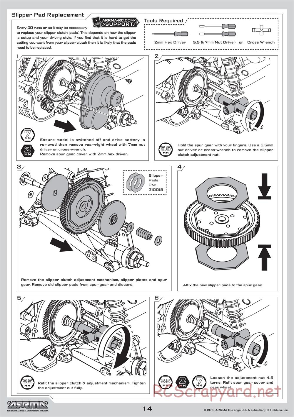 ARRMA - Granite BLX (2013) - Manual - Page 14