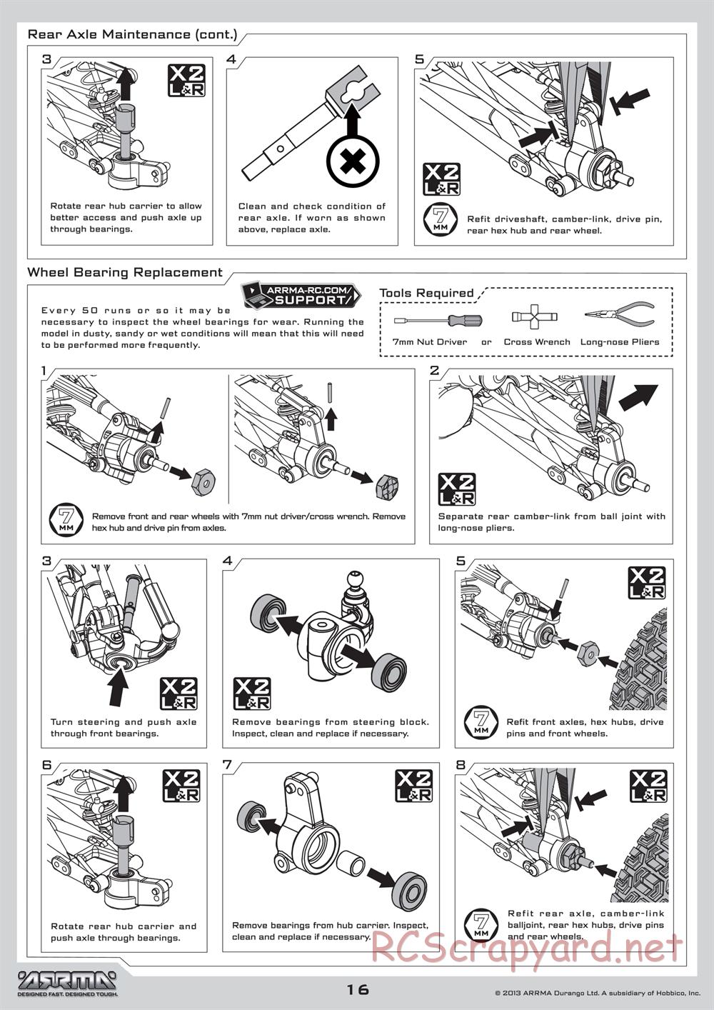 ARRMA - Raider BLX (2013) - Manual - Page 16