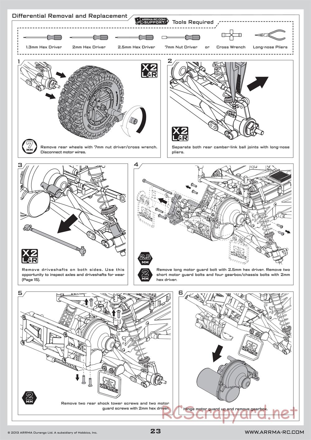 ARRMA - Raider BLX (2013) - Manual - Page 23