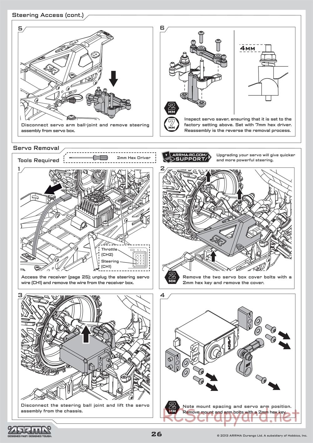 ARRMA - ADX-10 BLX (2013) - Manual - Page 26