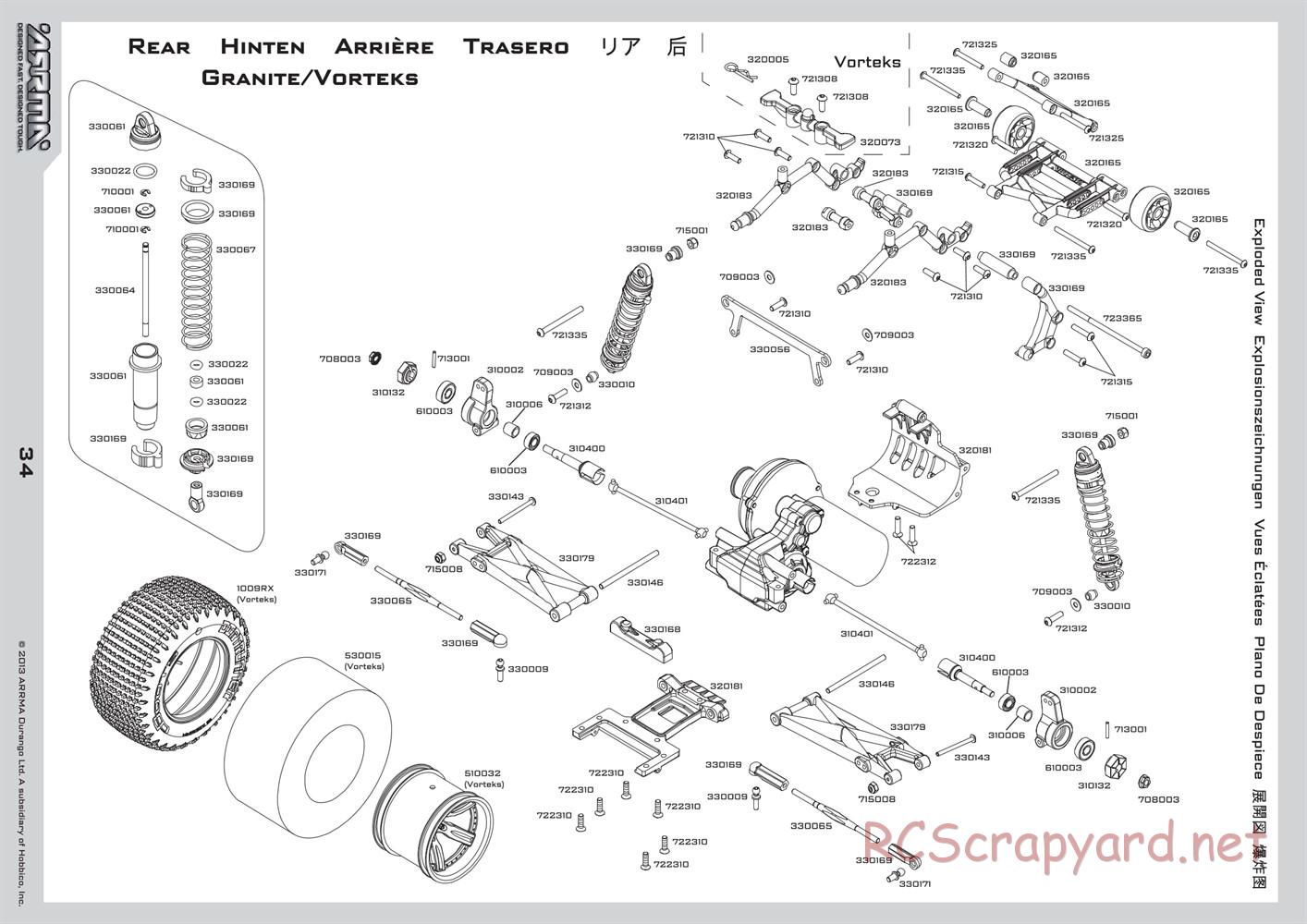 ARRMA - Raider BLX (2013) - Manual - Page 34