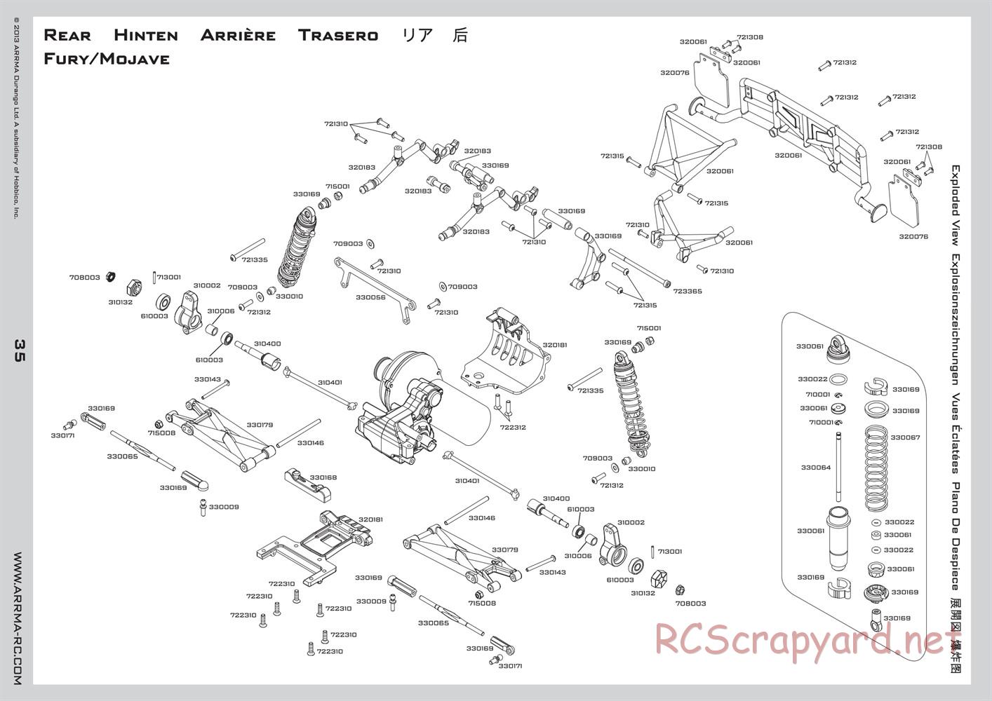 ARRMA - Raider BLX (2013) - Manual - Page 35