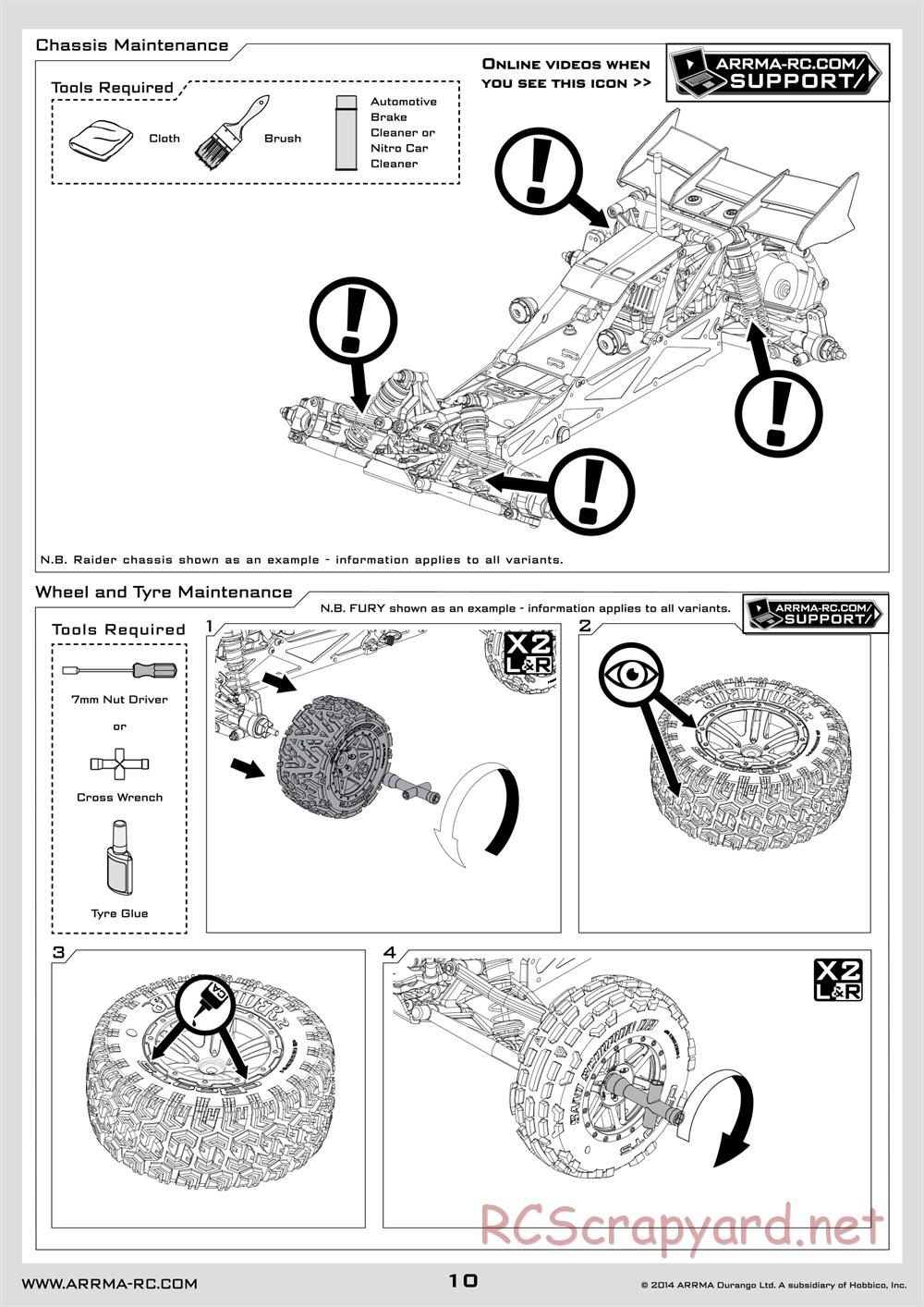 ARRMA - Granite BLX (2014) - Manual - Page 10