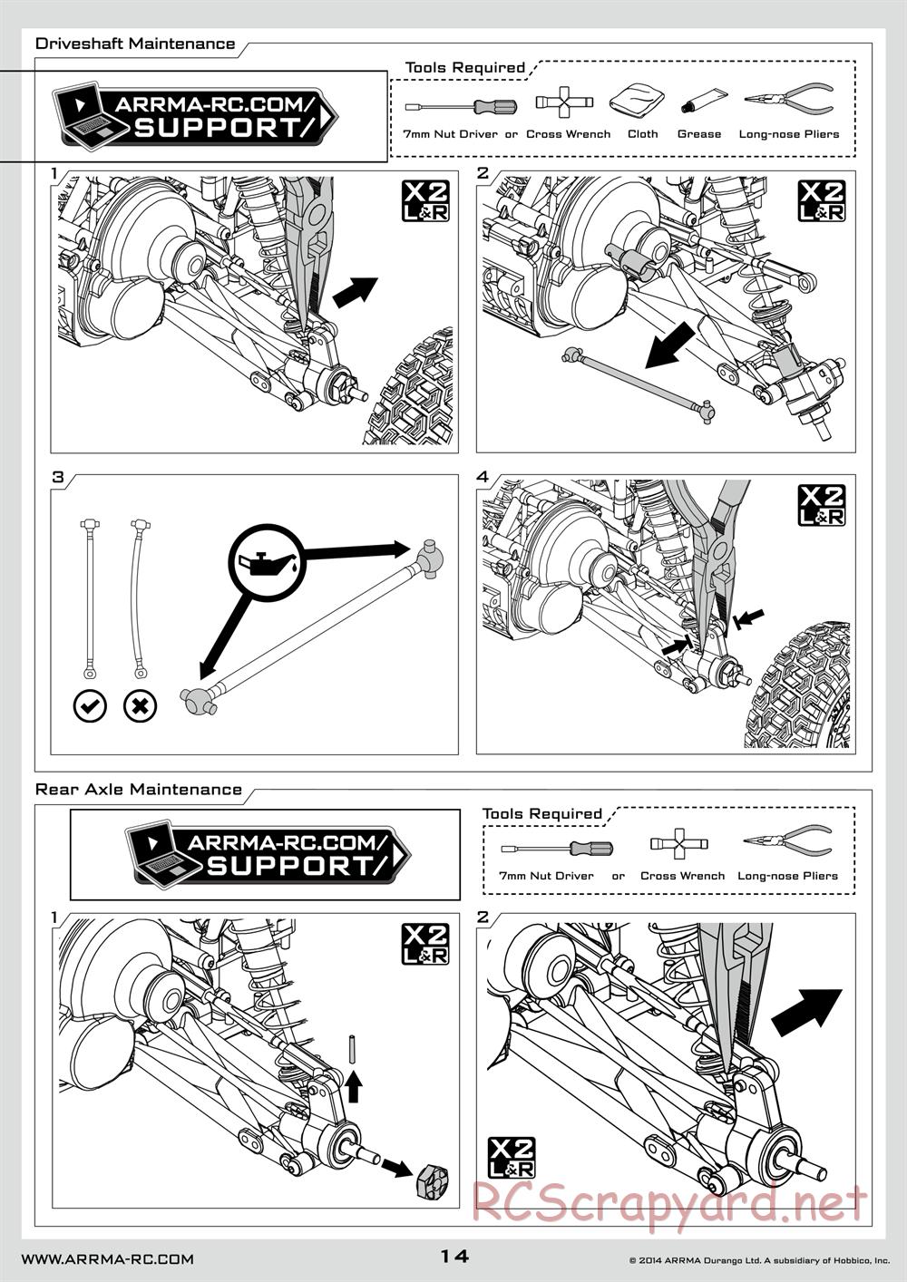 ARRMA - Granite BLX (2014) - Manual - Page 14