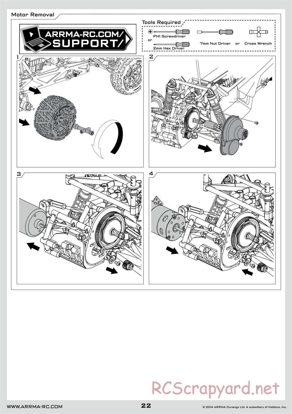 ARRMA - Granite BLX (2014) - Manual - Page 22