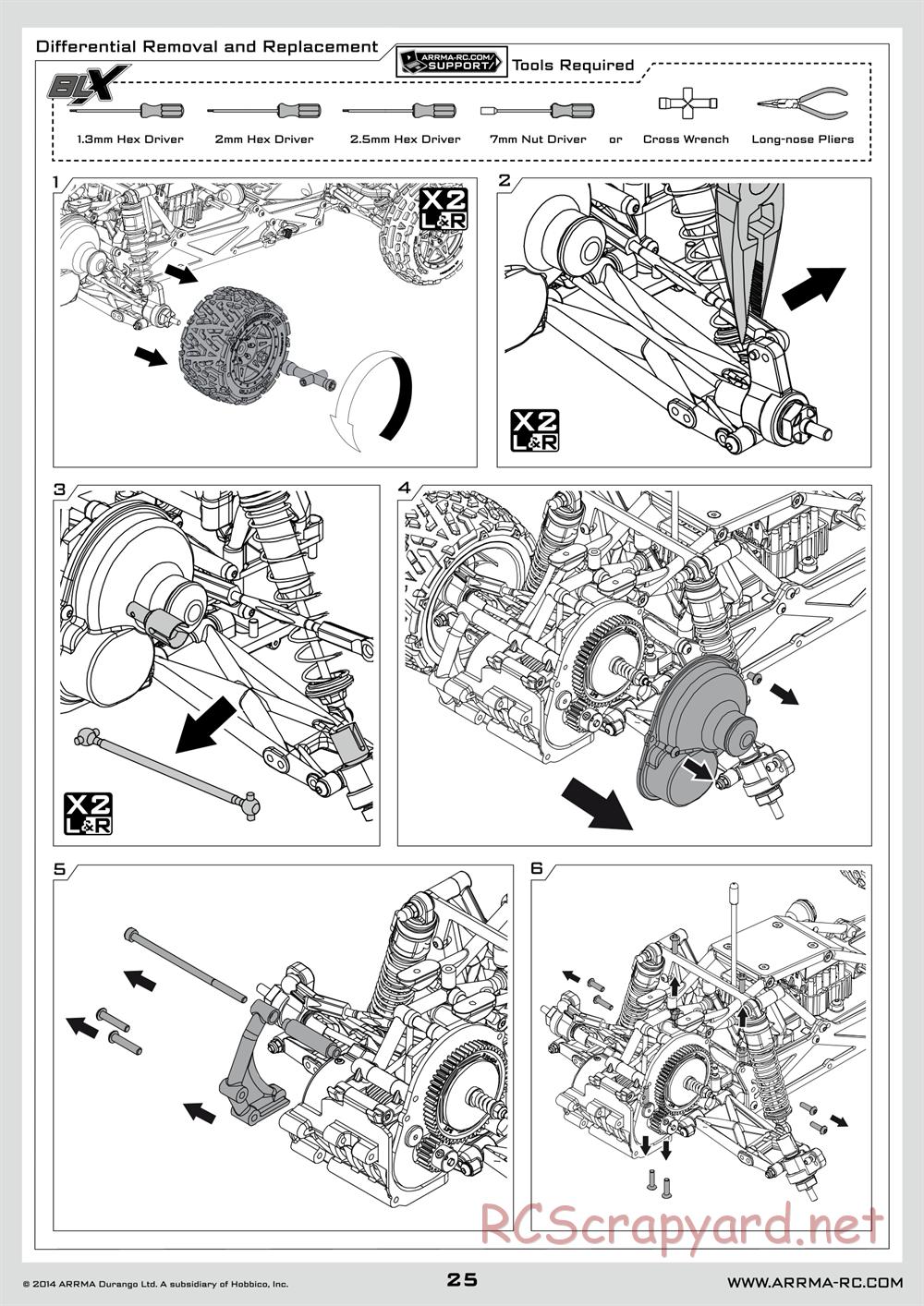 ARRMA - Granite BLX (2014) - Manual - Page 25