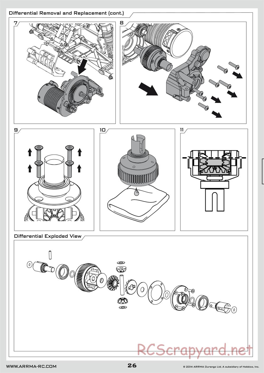 ARRMA - Granite BLX (2014) - Manual - Page 26