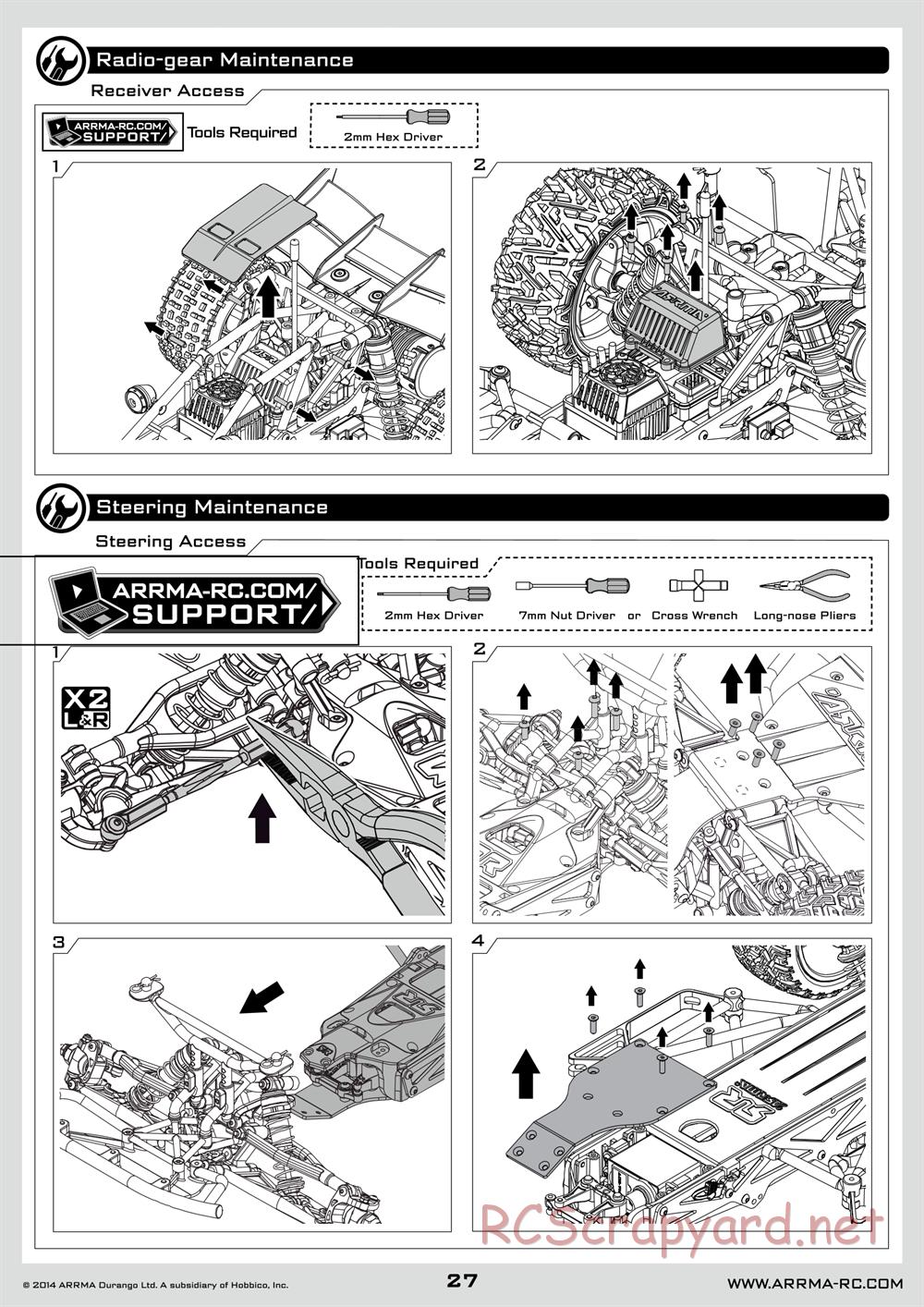 ARRMA - Granite BLX (2014) - Manual - Page 27