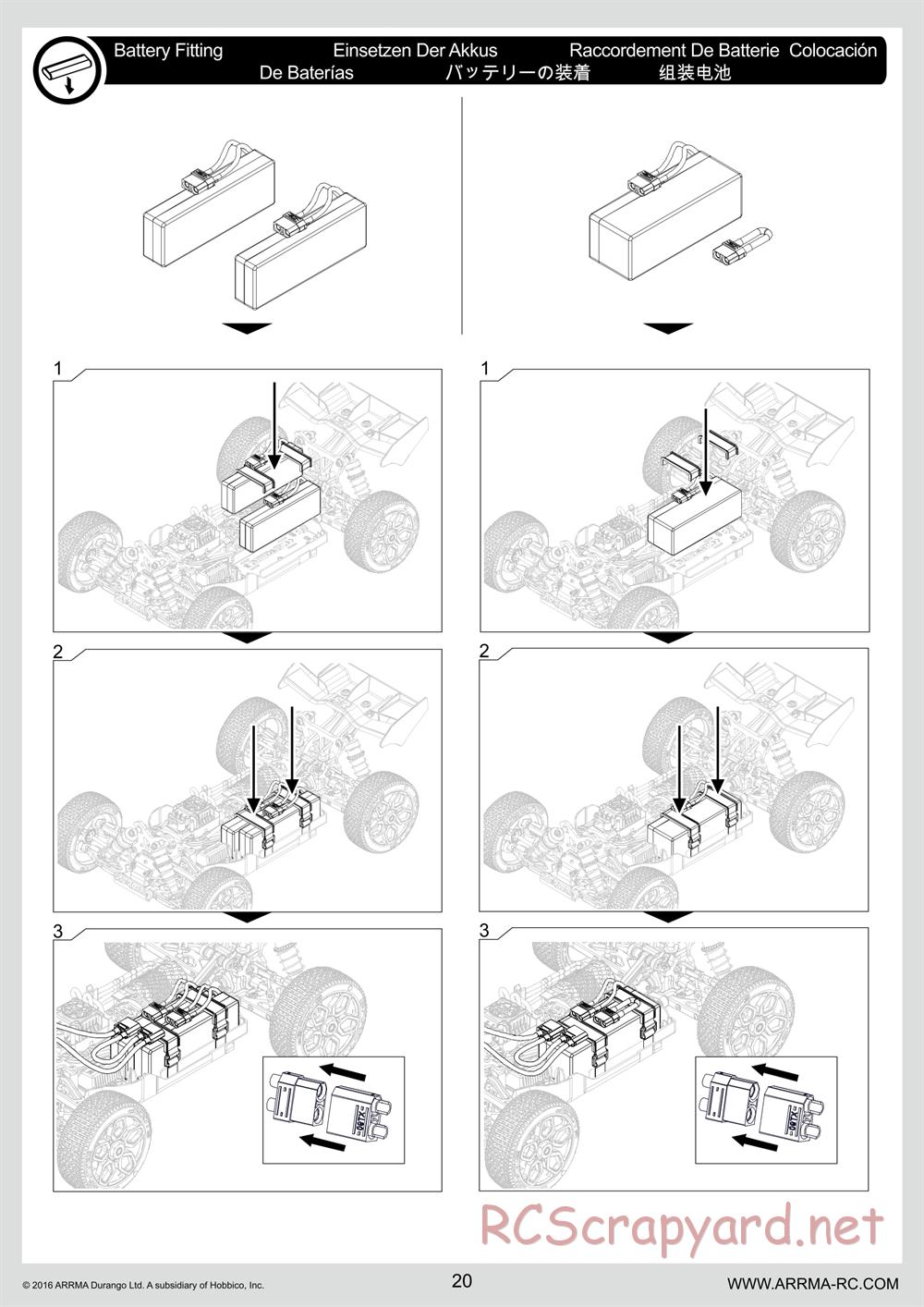 ARRMA - Senton 6S BLX (2016) - Manual - Page 20