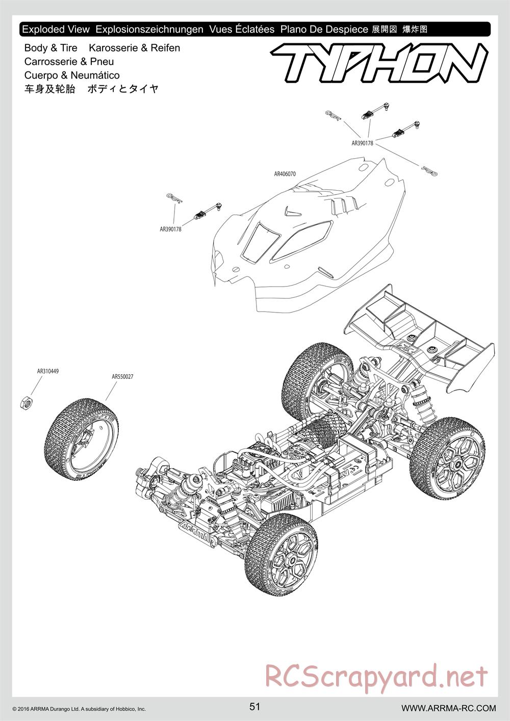 ARRMA - Senton 6S BLX (2016) - Manual - Page 51