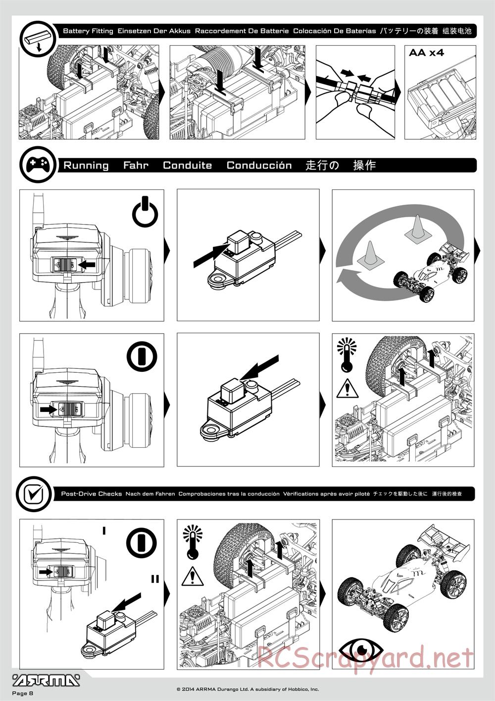 ARRMA - Typhon 6S BLX (2014) - Manual - Page 8