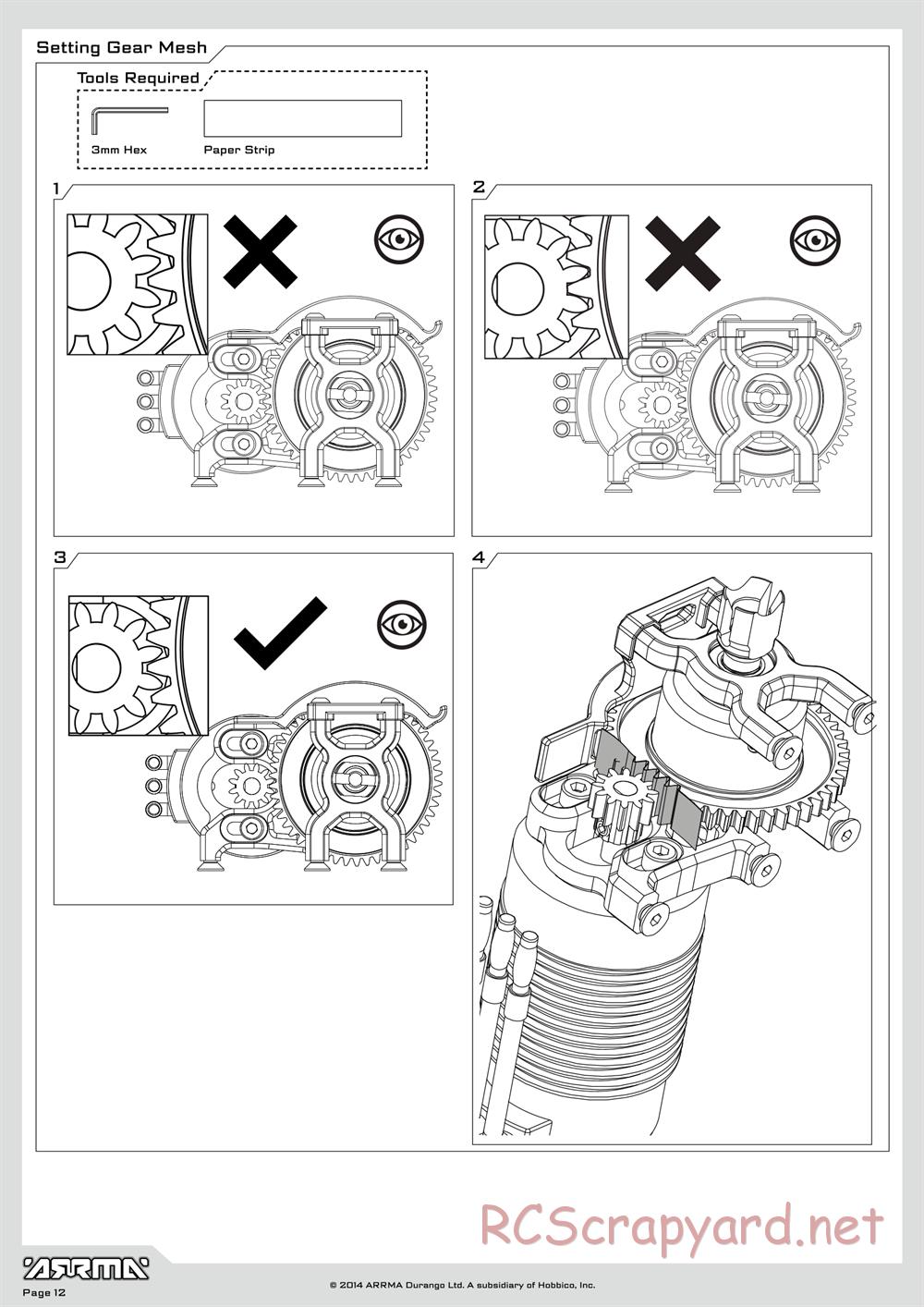 ARRMA - Typhon 6S BLX (2014) - Manual - Page 12