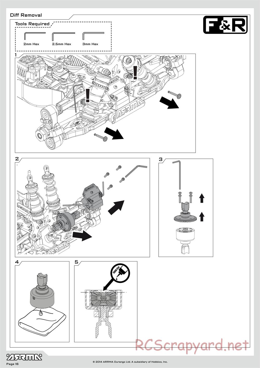 ARRMA - Typhon 6S BLX (2014) - Manual - Page 16