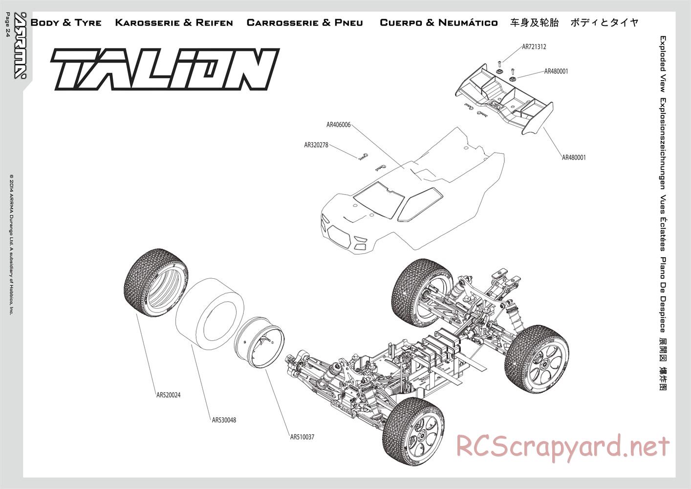 ARRMA - Typhon 6S BLX (2014) - Manual - Page 24