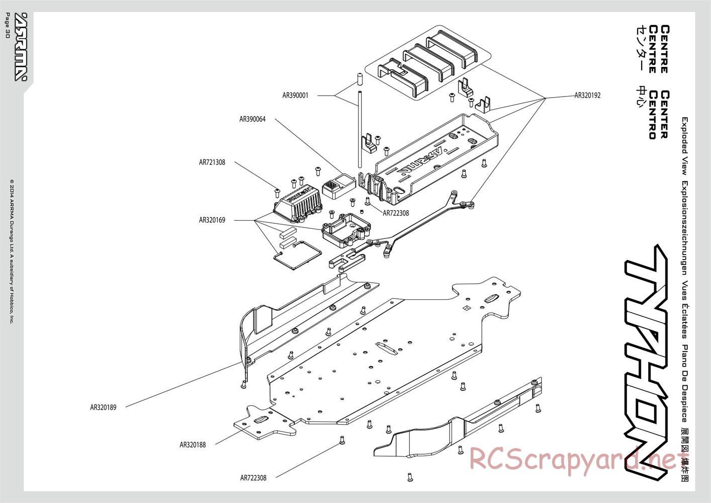 ARRMA - Typhon 6S BLX (2014) - Manual - Page 30