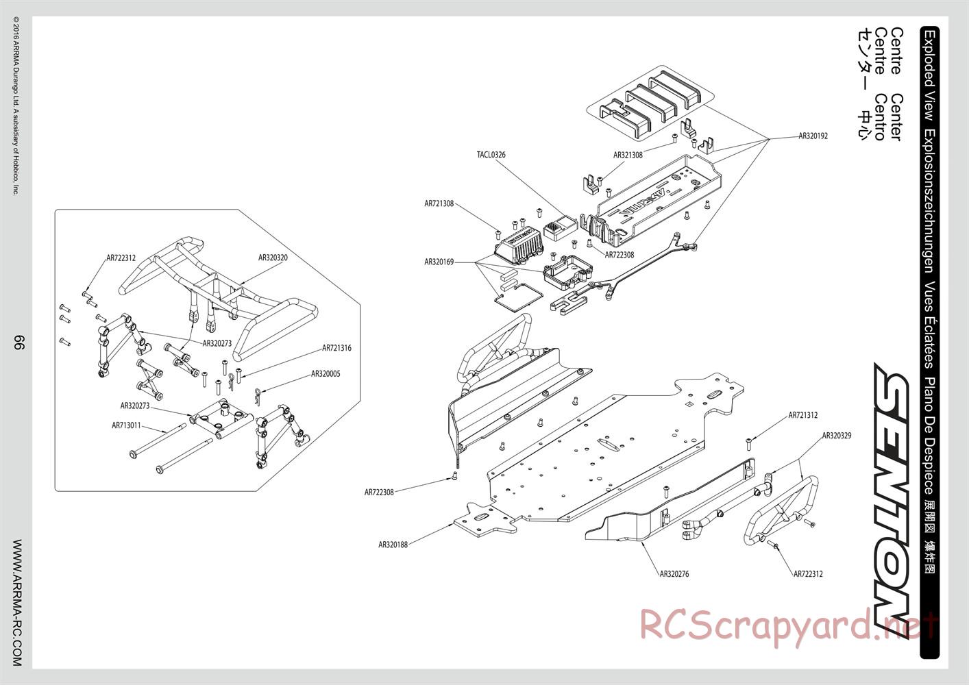 ARRMA - Typhon 6S BLX (2016) - Manual - Page 66