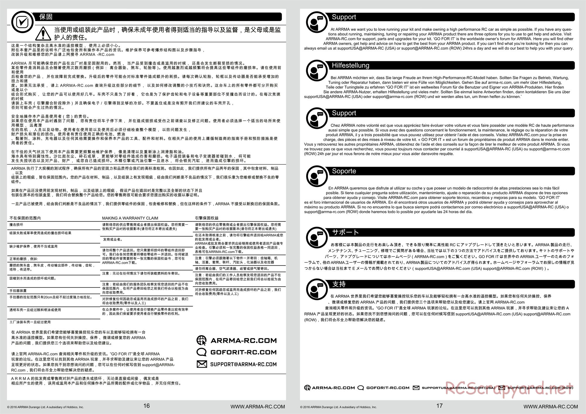 ARRMA - Fazon 6S BLX - Manual - Page 9