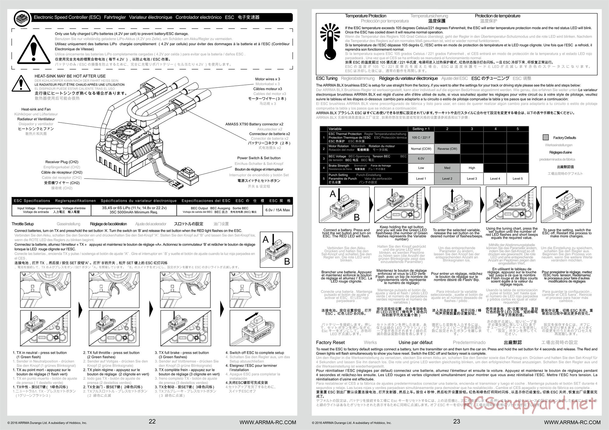 ARRMA - Fazon 6S BLX - Manual - Page 12