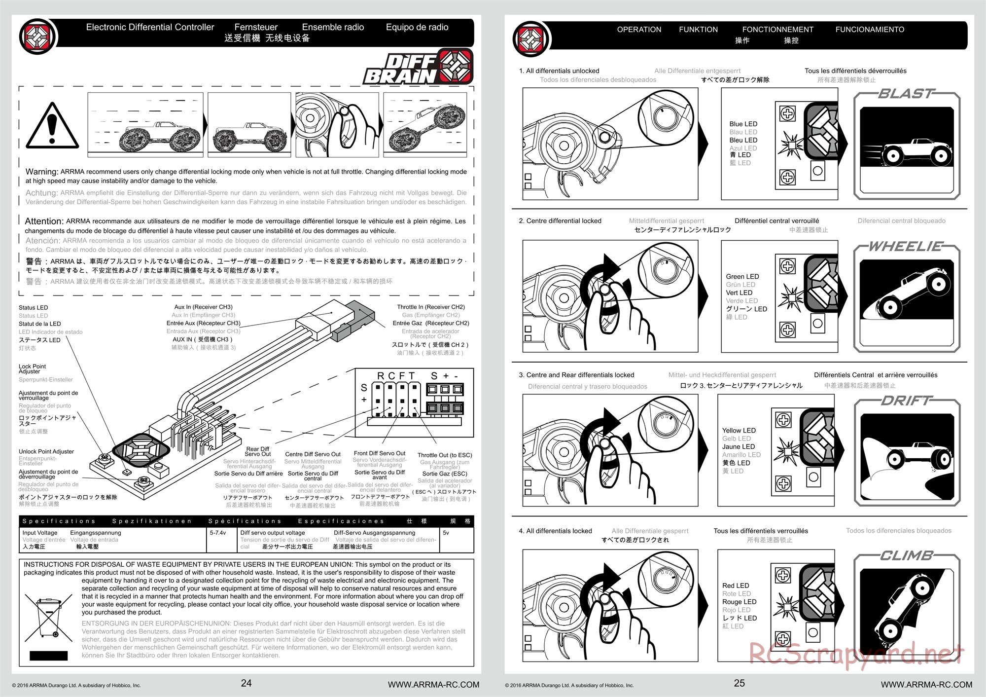 ARRMA - Fazon 6S BLX - Manual - Page 13