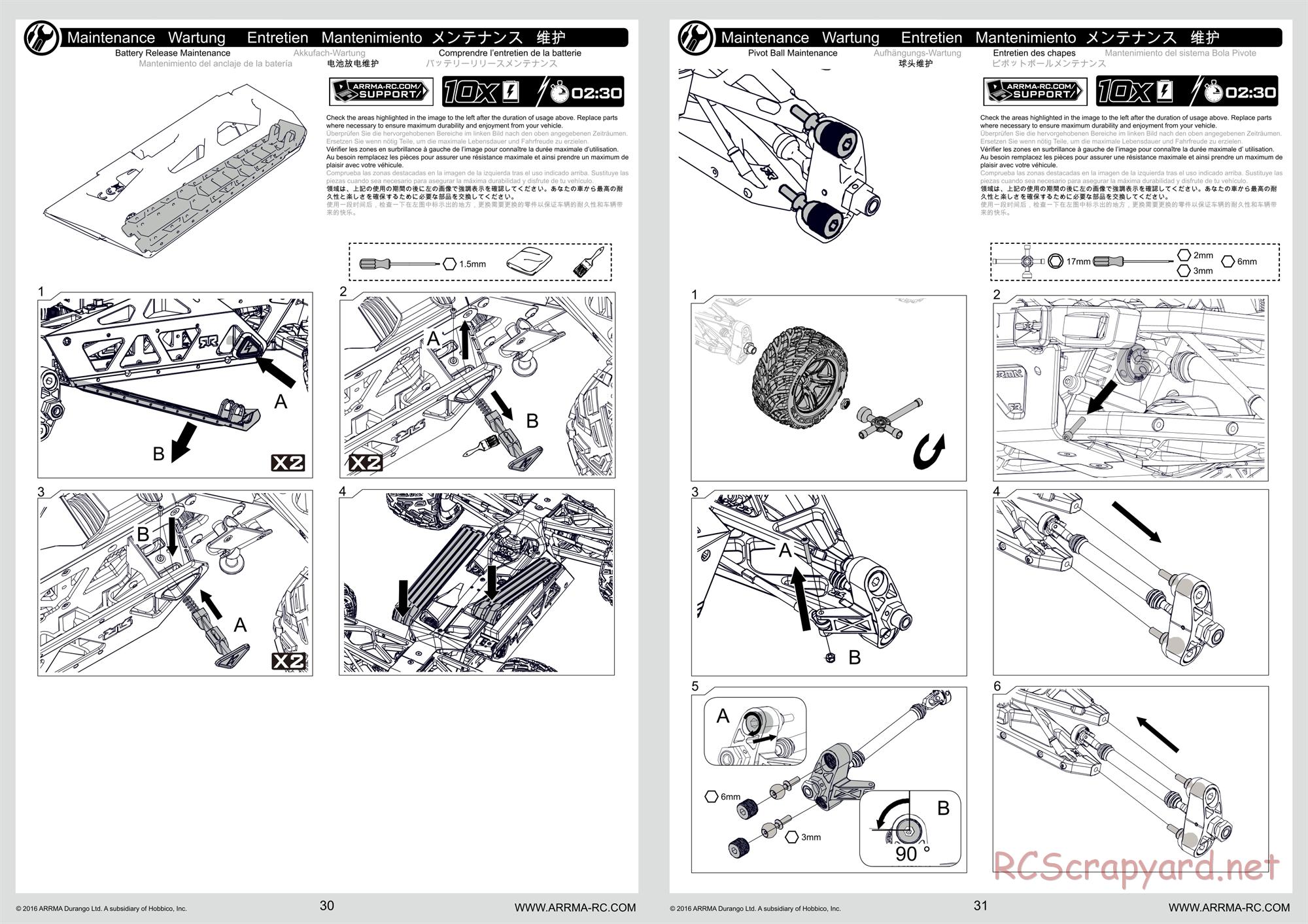 ARRMA - Fazon 6S BLX - Manual - Page 16