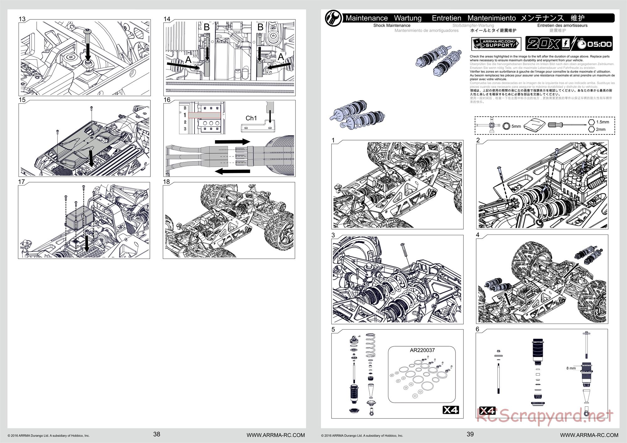 ARRMA - Fazon 6S BLX - Manual - Page 20