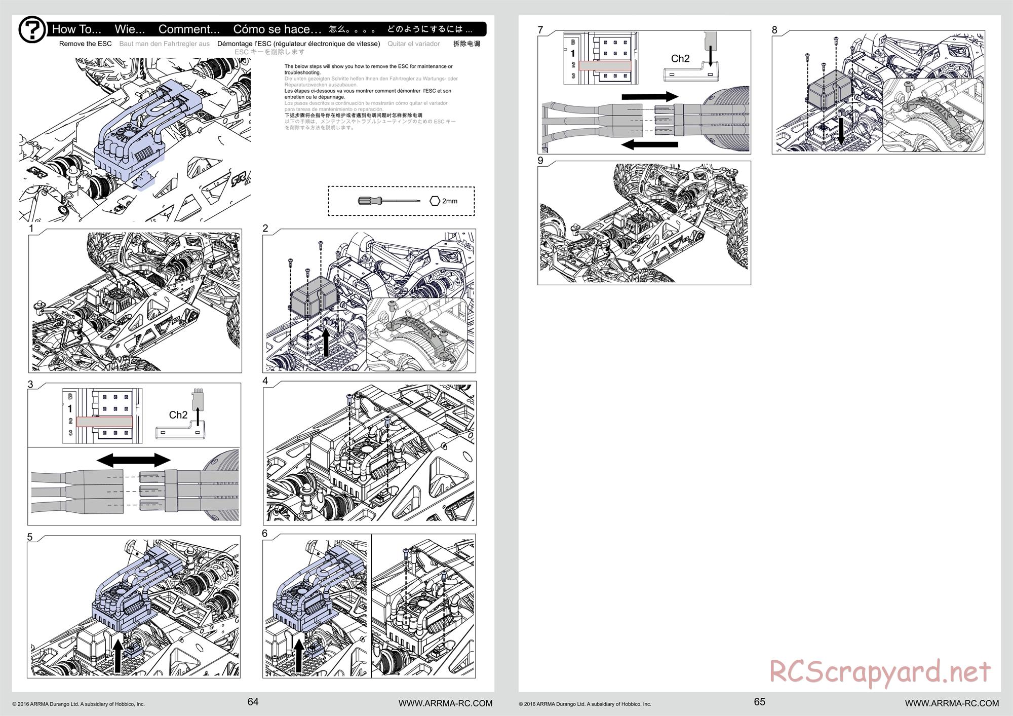 ARRMA - Fazon 6S BLX - Manual - Page 33