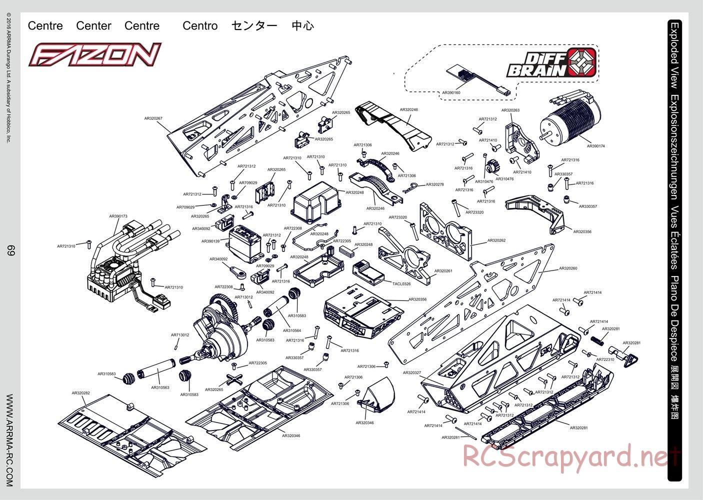 ARRMA - Fazon 6S BLX - Manual - Page 36