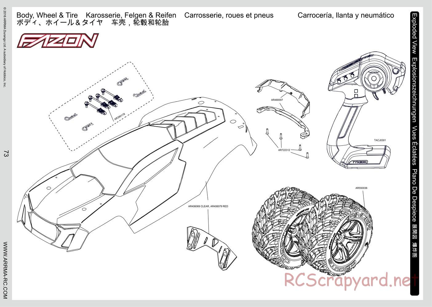 ARRMA - Fazon 6S BLX - Manual - Page 40