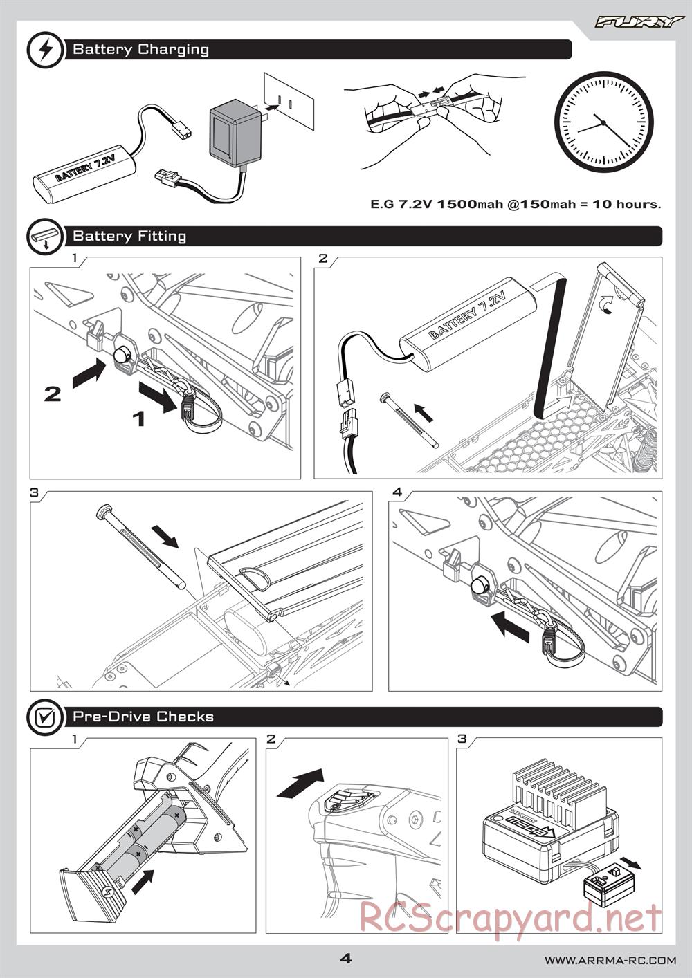 ARRMA - Fury (2010) - Manual - Page 4