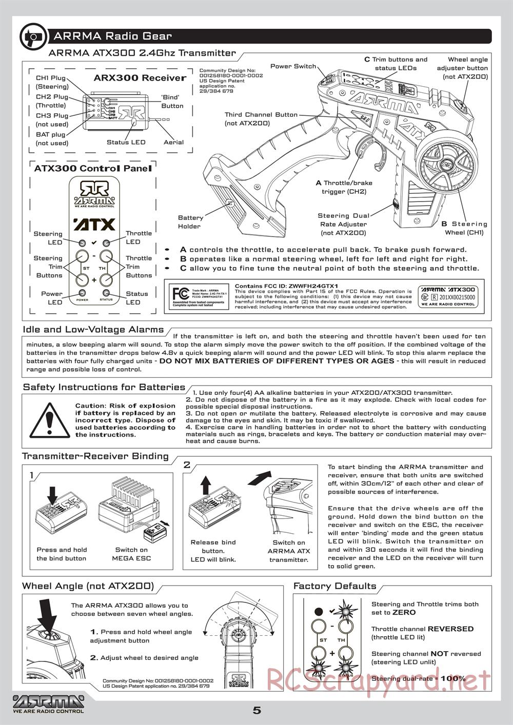 ARRMA - Fury (2010) - Manual - Page 5