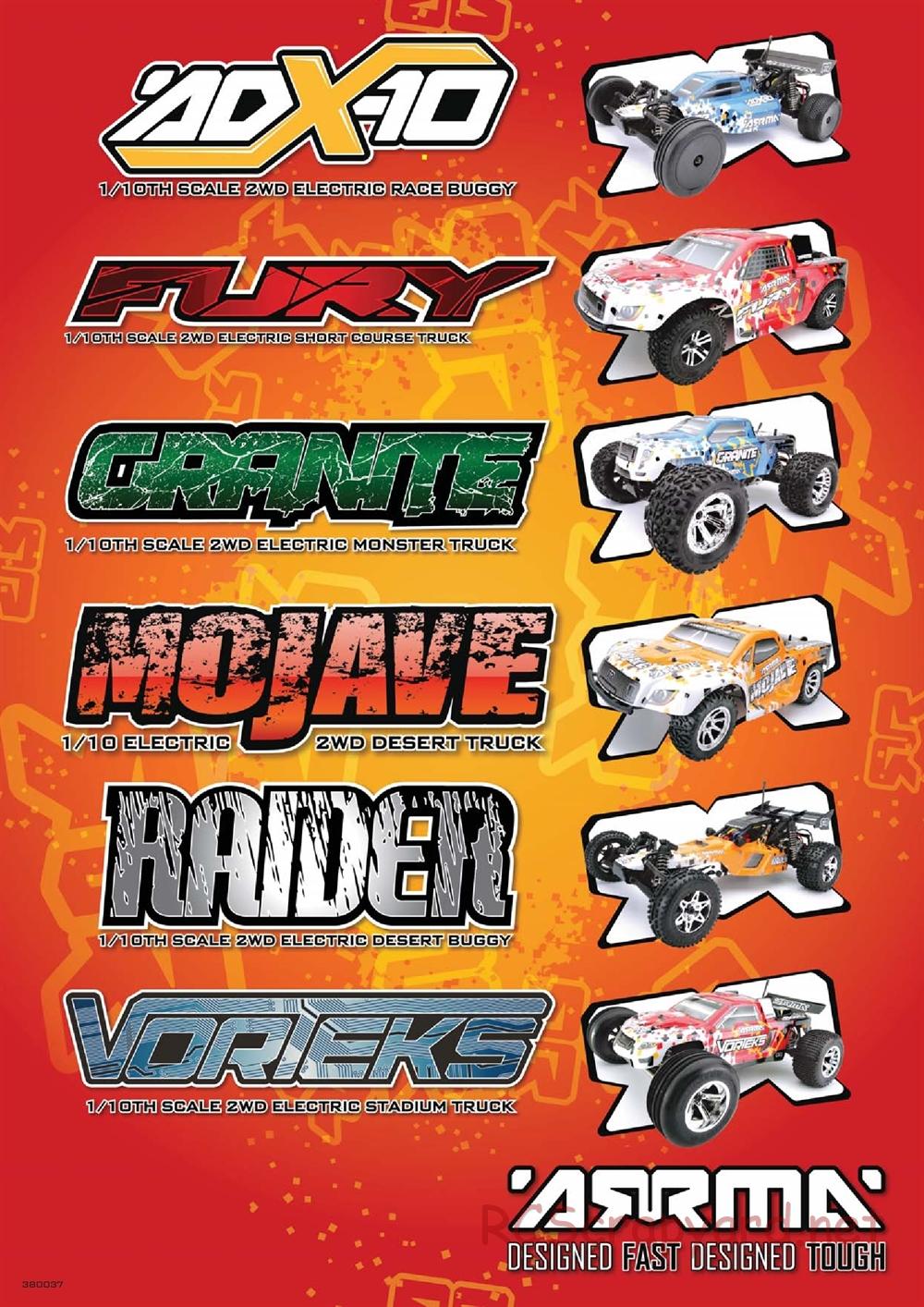 ARRMA - Granite Mega (2013) - Manual - Page 1