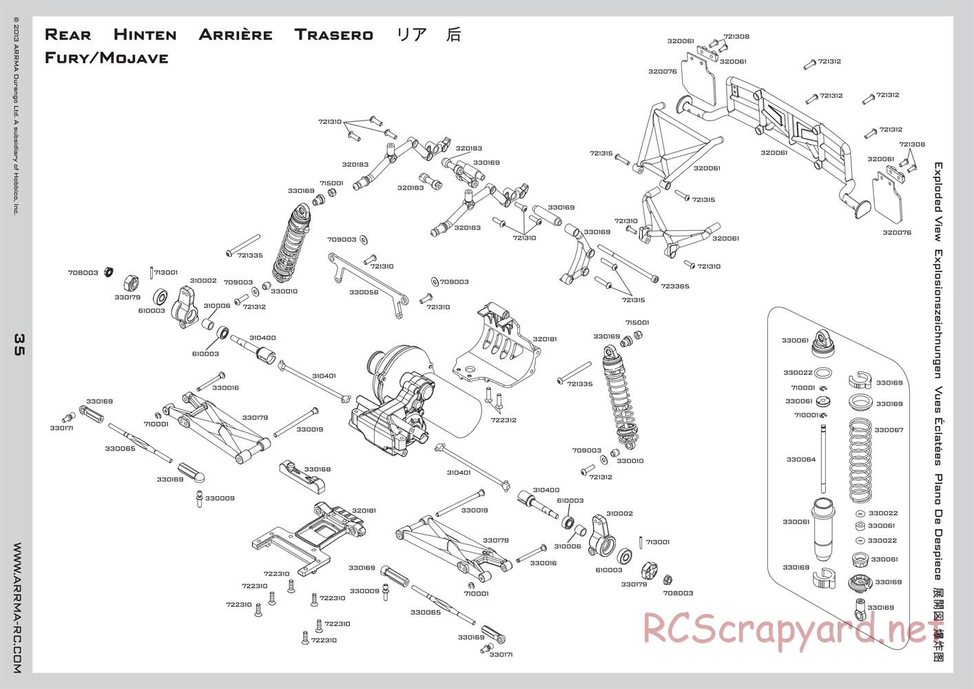 ARRMA - Raider Mega (2013) - Manual - Page 35