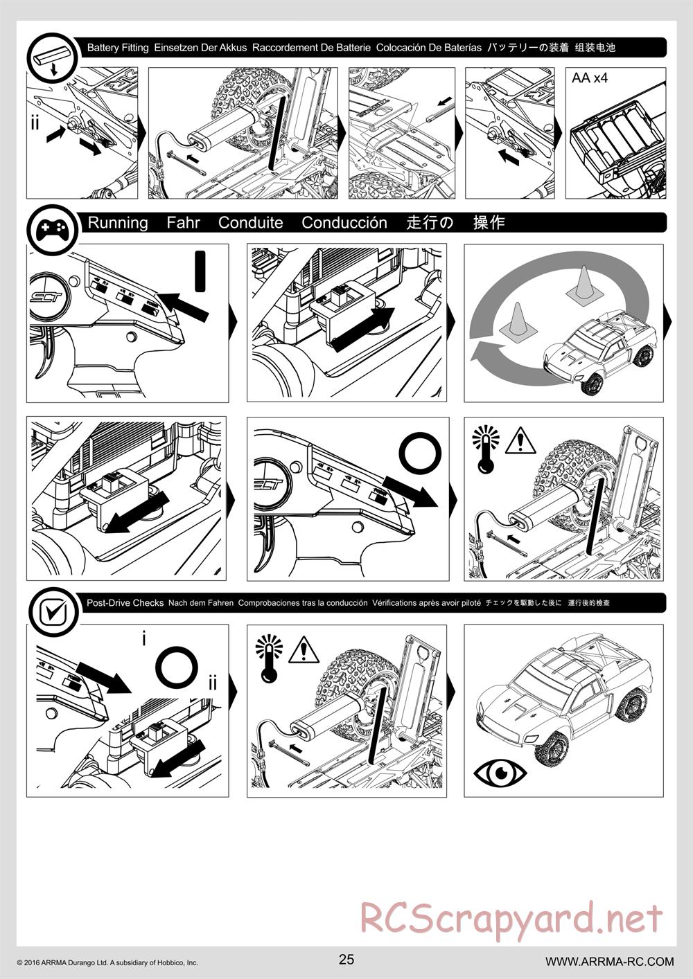 ARRMA - Vorteks Mega (2016) - Manual - Page 25