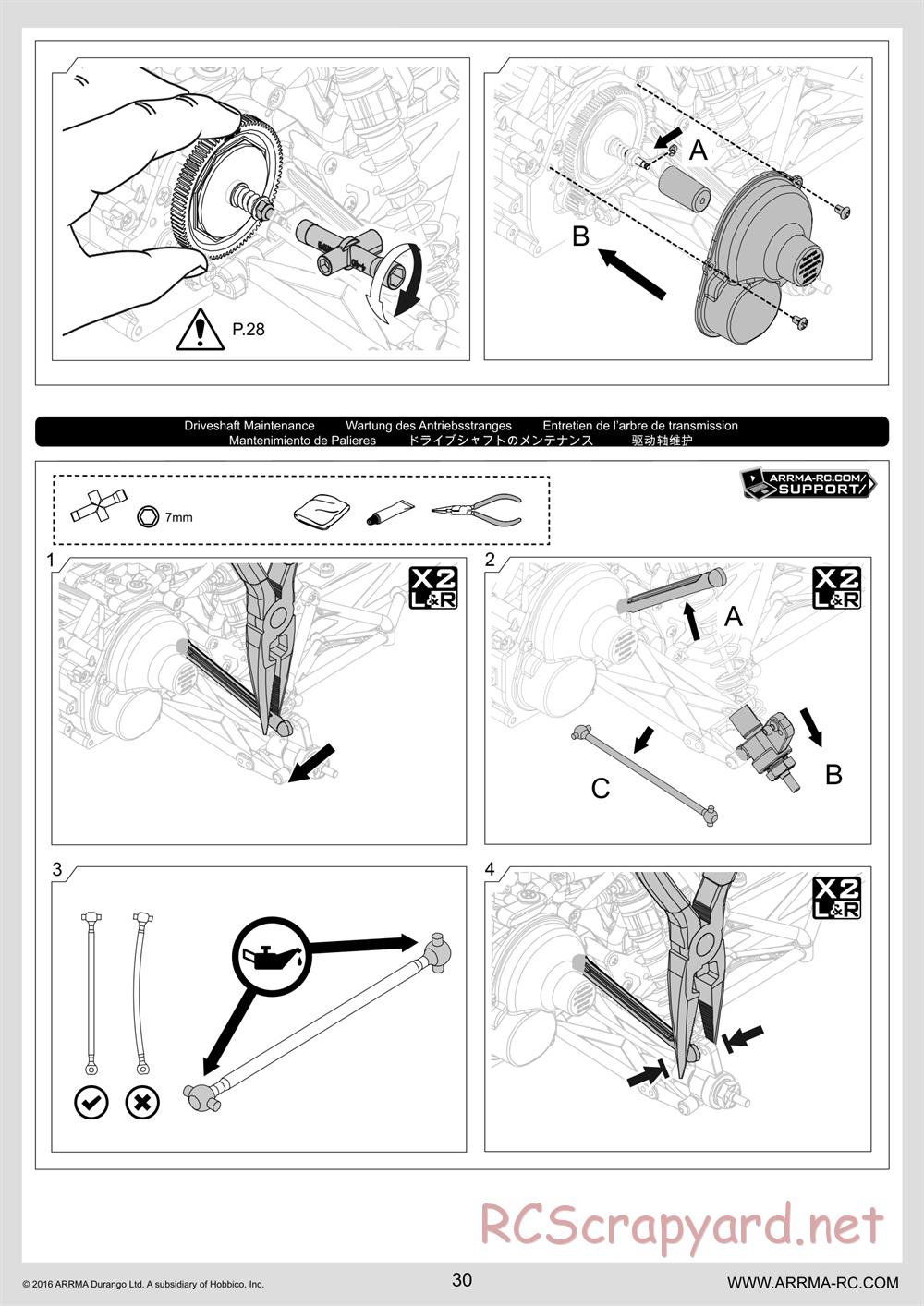 ARRMA - Granite Mega (2016) - Manual - Page 30