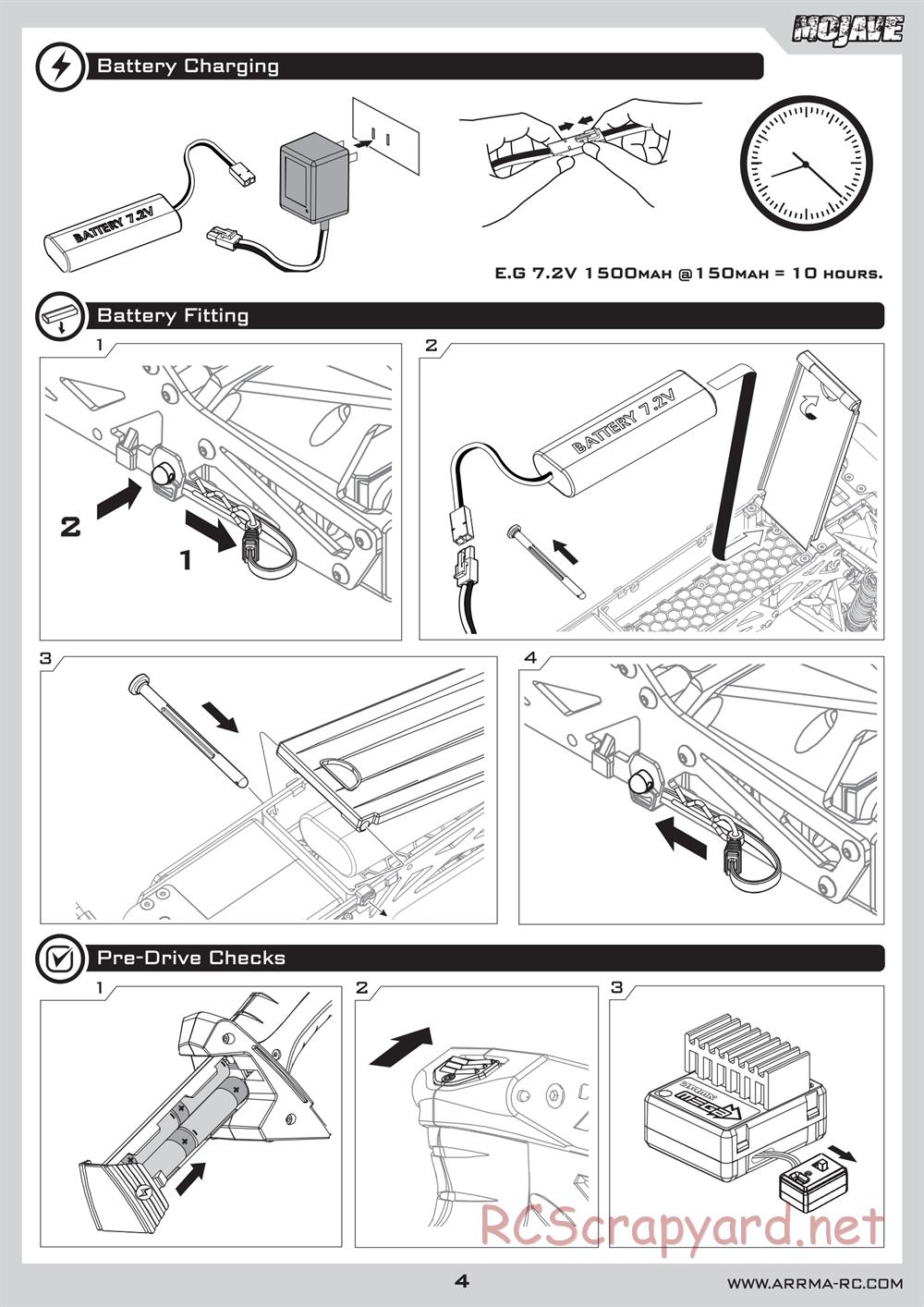 ARRMA - Mojave Mega (2010) - Manual - Page 4