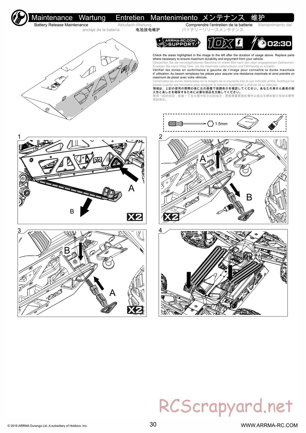 ARRMA - Nero 6S BLX - Manual - Page 30