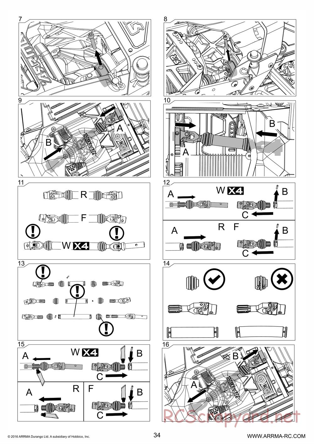 ARRMA - Nero 6S BLX - Manual - Page 34