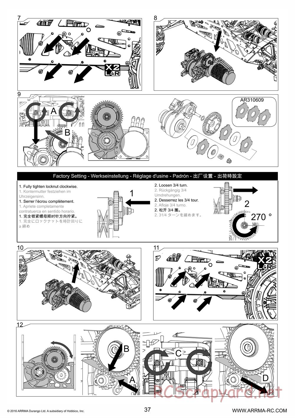 ARRMA - Nero 6S BLX - Manual - Page 37