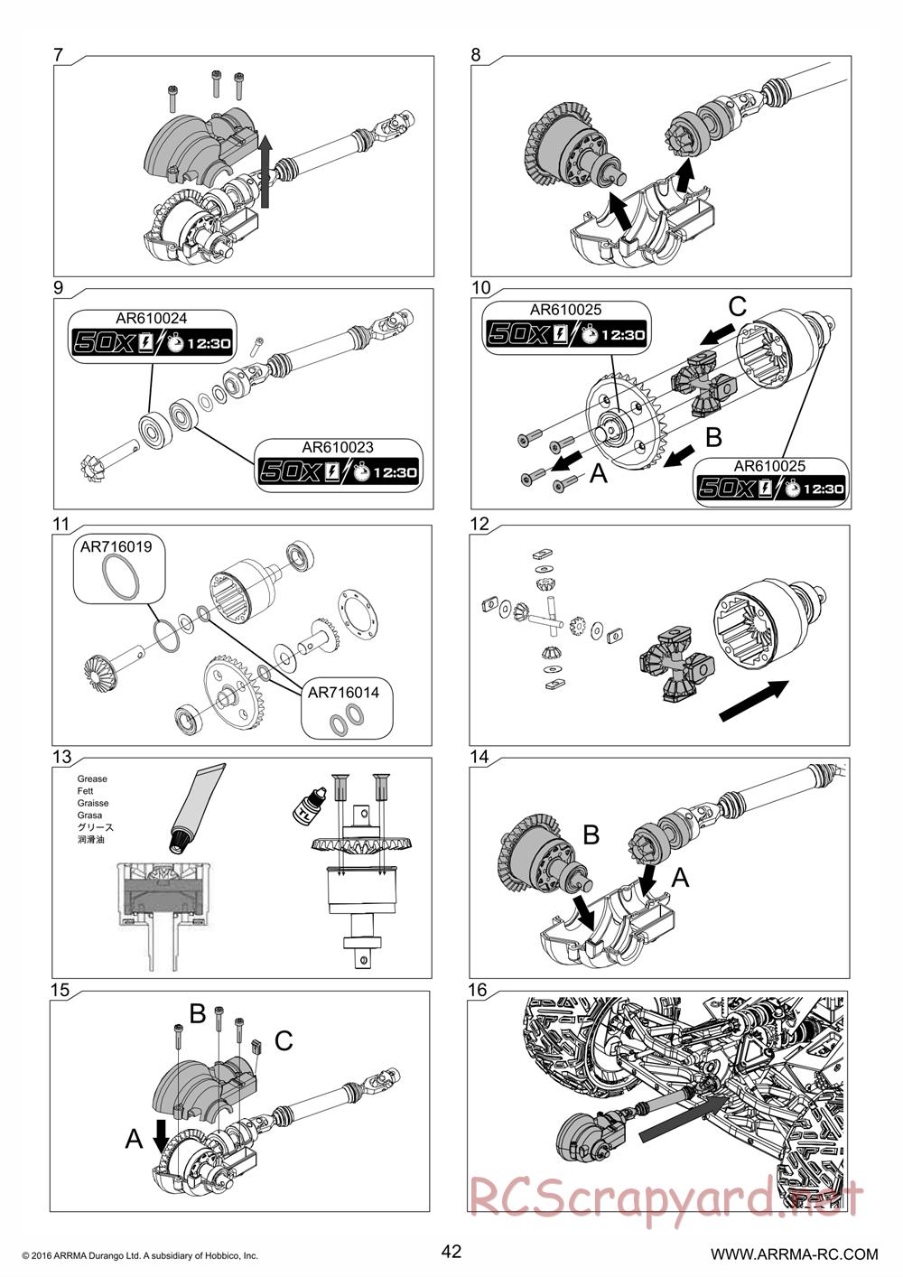 ARRMA - Nero 6S BLX - Manual - Page 42