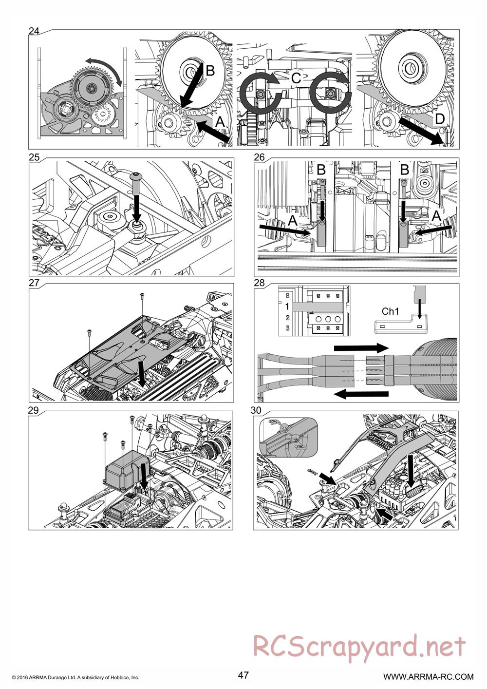 ARRMA - Nero 6S BLX - Manual - Page 47