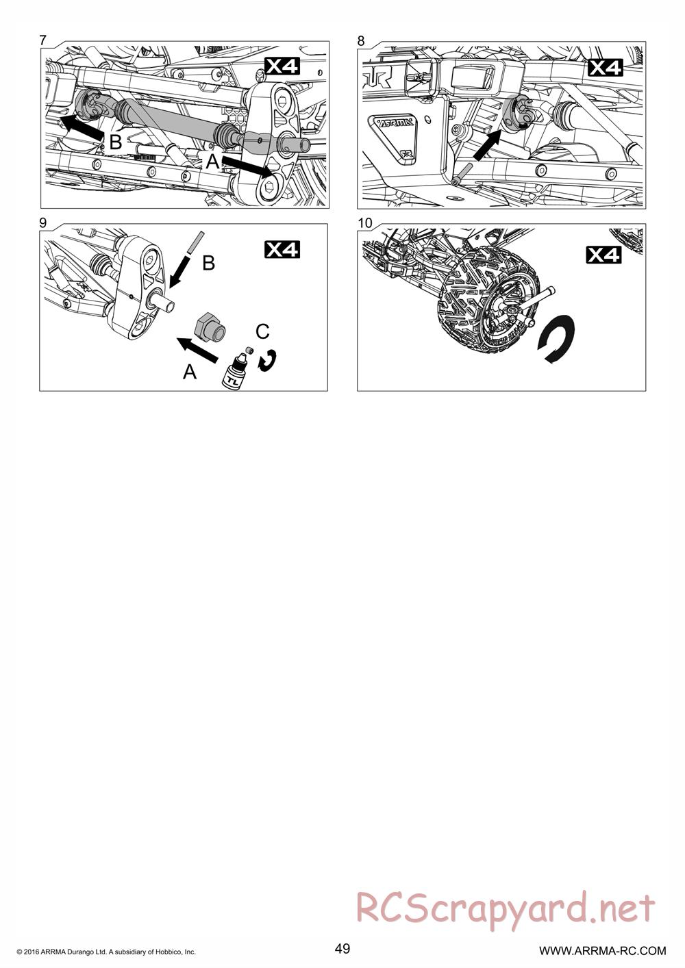 ARRMA - Nero 6S BLX - Manual - Page 49