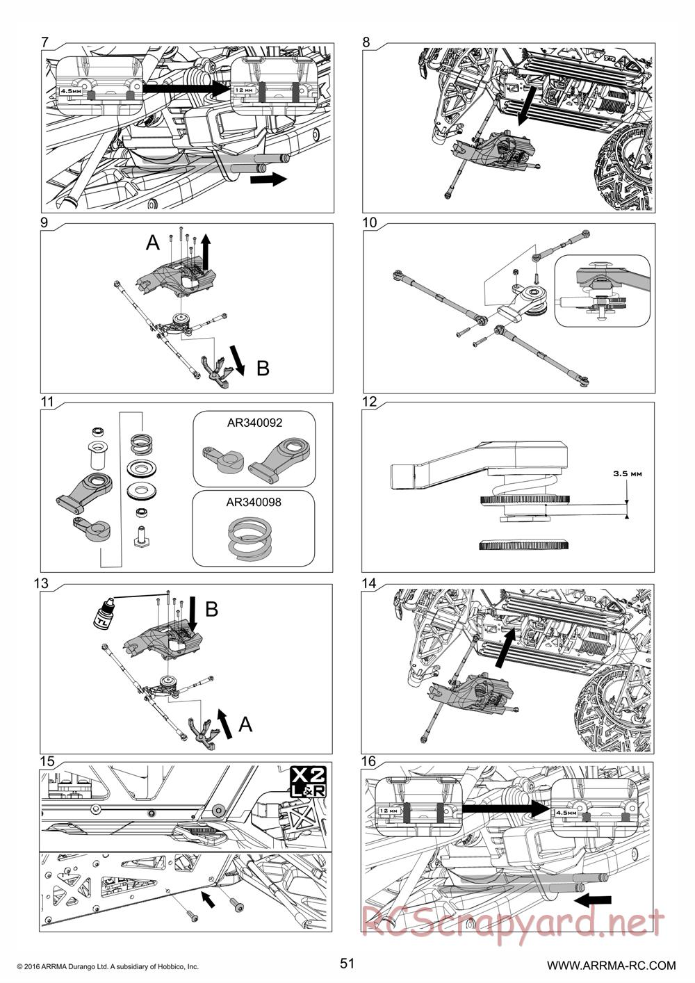 ARRMA - Nero 6S BLX - Manual - Page 51