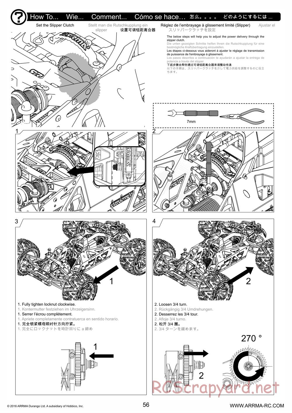 ARRMA - Nero 6S BLX - Manual - Page 56