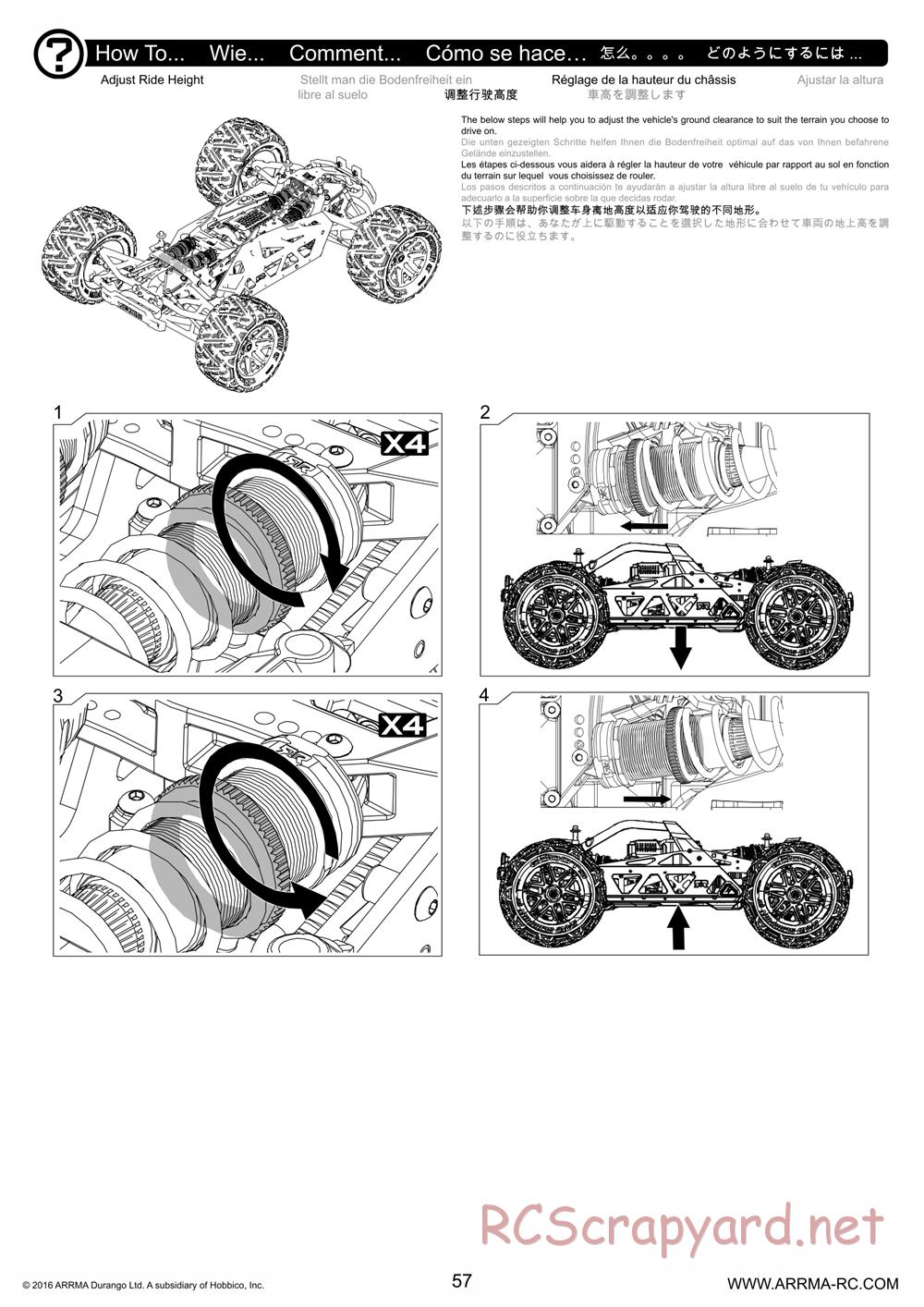 ARRMA - Nero 6S BLX - Manual - Page 57