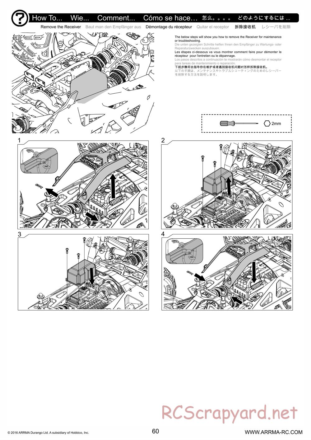 ARRMA - Nero 6S BLX - Manual - Page 60