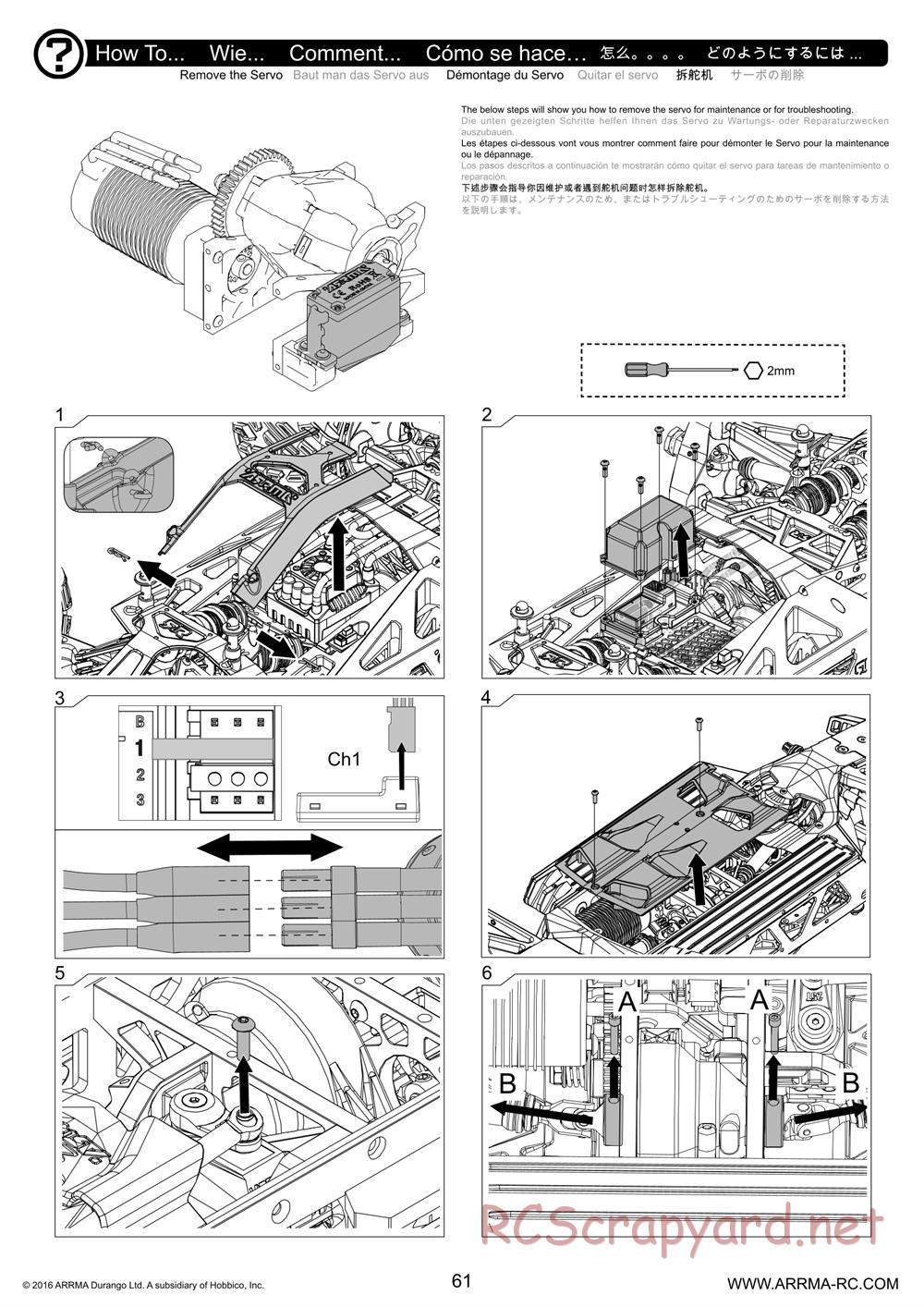 ARRMA - Nero 6S BLX - Manual - Page 61