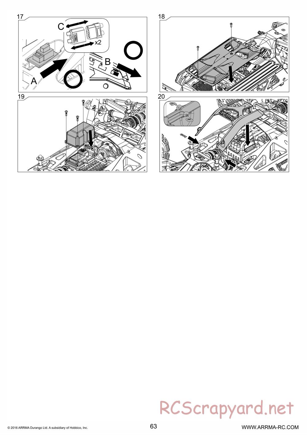 ARRMA - Nero 6S BLX - Manual - Page 63