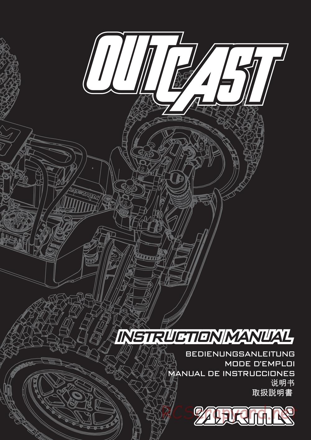 ARRMA - Outcast 6S BLX - Manual - Page 1